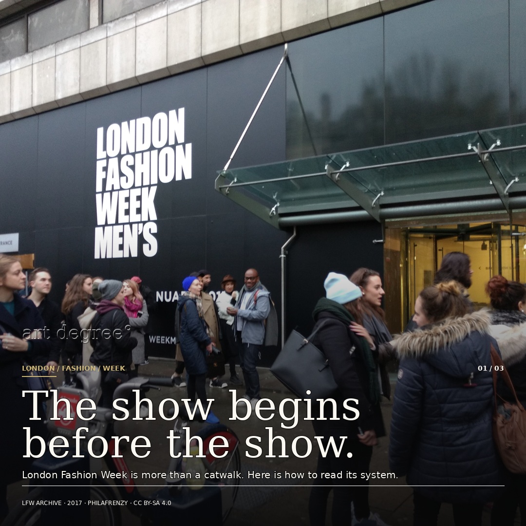The show begins before the show